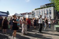 Beste Stimmung am Grünen Platz.