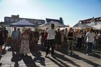 Beste Stimmung am Grünen Platz.