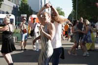 Beste Stimmung am Grünen Platz.