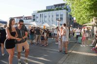 Beste Stimmung am Grünen Platz.