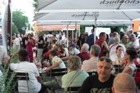 Beste Stimmung am Grünen Platz.