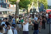 Beste Stimmung am Grünen Platz.