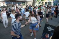 Beste Stimmung am Grünen Platz.