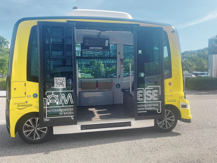 Im Herbst soll die Ameise testweise zwischen der Firma Bertrandt und dem Bahnhof in Ehningen pendeln.