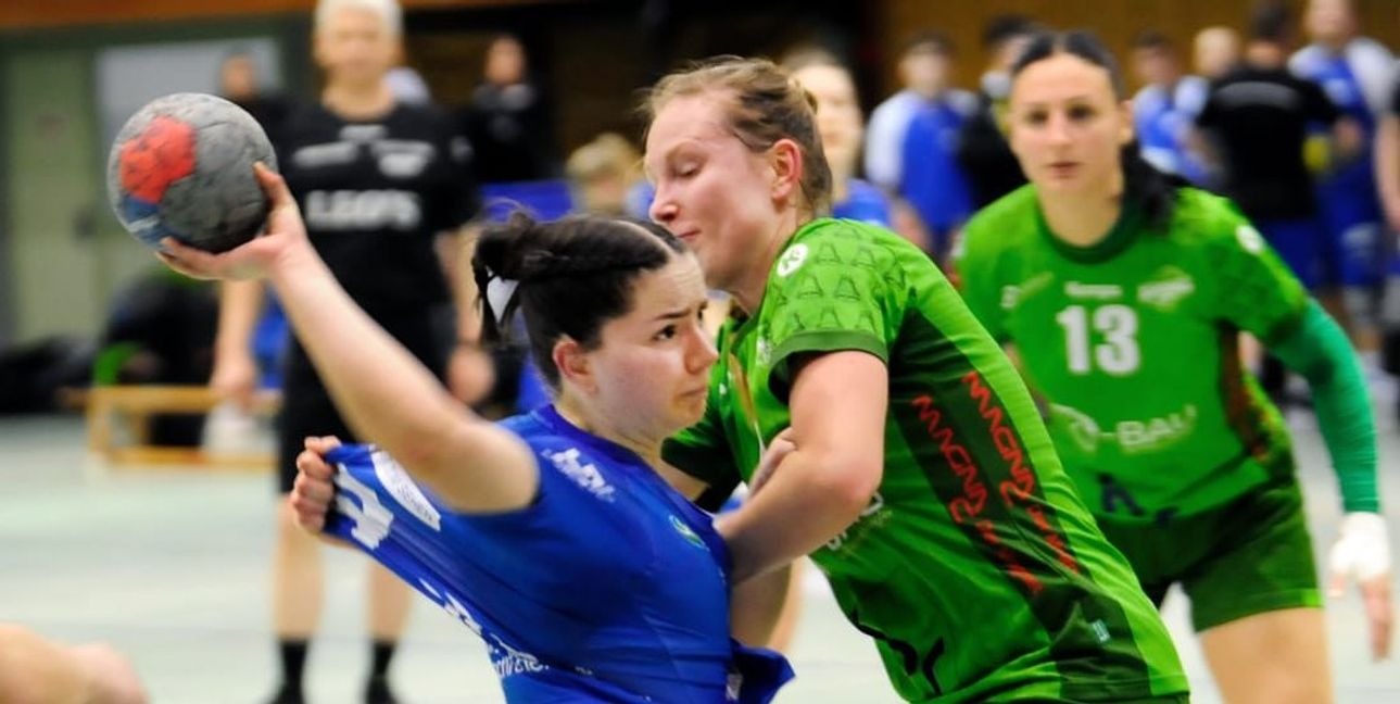 Mascha Heiser und die HSG Böblingen/Sindelfingen spielten sich gegen Köngen immer wieder fest.Bild: Photostampe