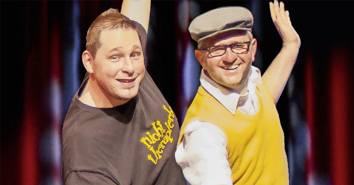 Eine gute Portion „Schwäbisch“ erwartet die Besucher am Sonntag, 26. Juni um 18 Uhr mit Gscheidle & Markus Zipperle. Bild: z