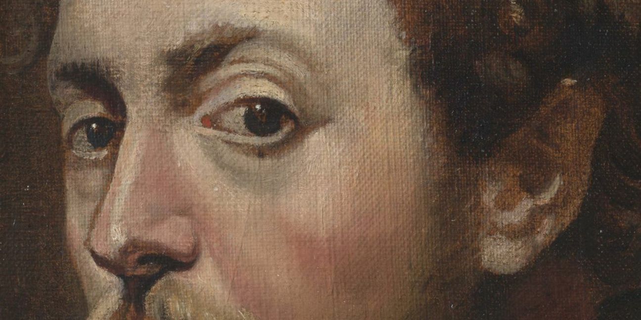So sah Rubens aus – das „Selbstbildnis“ hat er um 1604-05 gemalt.
 Foto: Rubenshaus Antwerpen