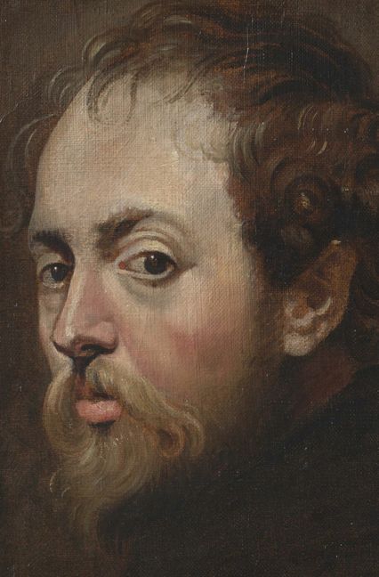 So sah Rubens aus – das „Selbstbildnis“ hat er um 1604-05 gemalt.
 Foto: Rubenshaus Antwerpen