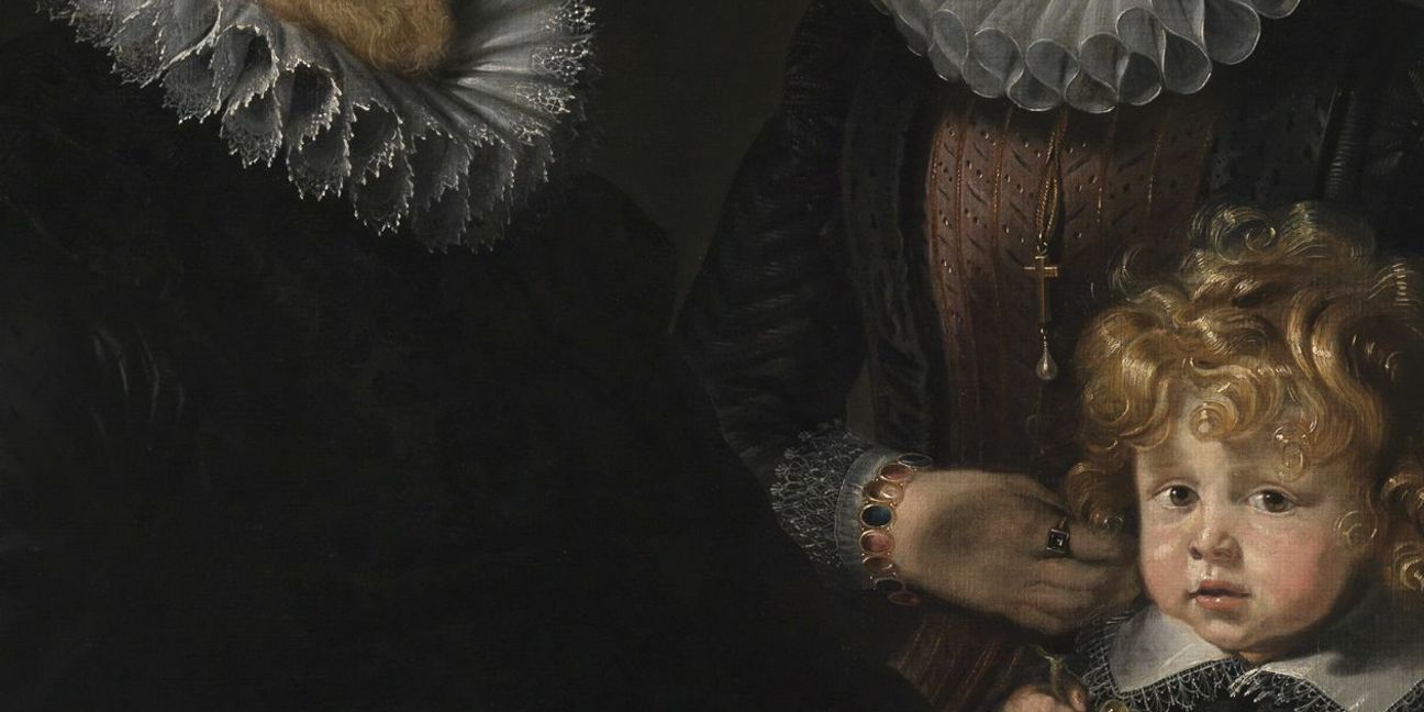 Wer etwas auf sich hielt und es sich leisten konnte, ließ sich porträtieren – wie der Brüsseler Goldschmied Robert Staes, der sich mit seiner Frau Anna und dem Sohnes Albert um 1610/11 von Rubens malen ließ.
 Foto: Staatliche Kunsthalle Ka..