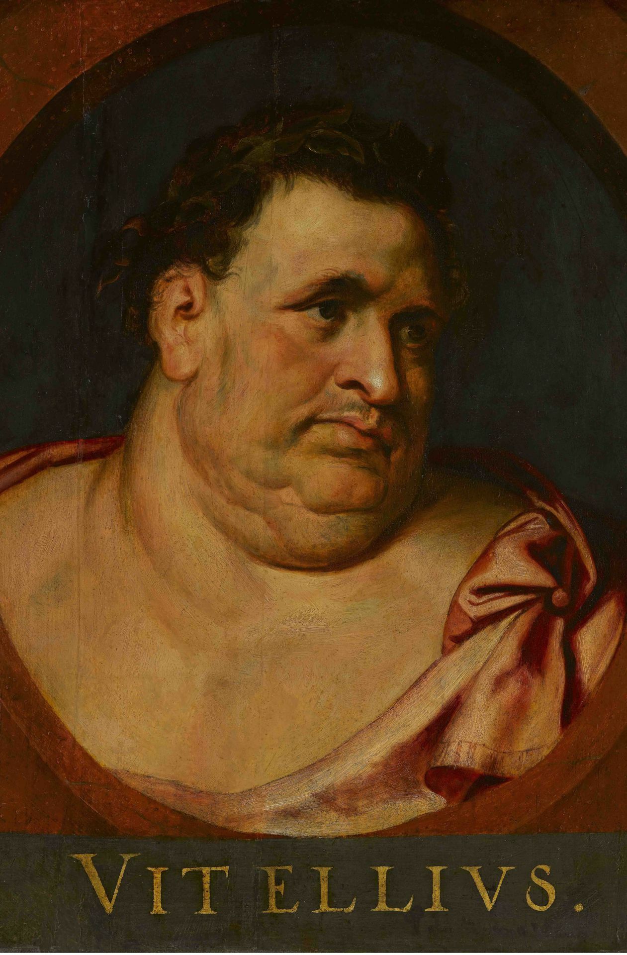 Im Depot der Staatsgalerie lagern mehrere Köpfe römischer Persönlichkeiten wie „Vitellius“. Die elf Tafeln werden der ersten Rubens-Werkstatt in Antwerpen vor 1600 zugeschrieben.
 Foto: Staatsgalerie Stuttgart