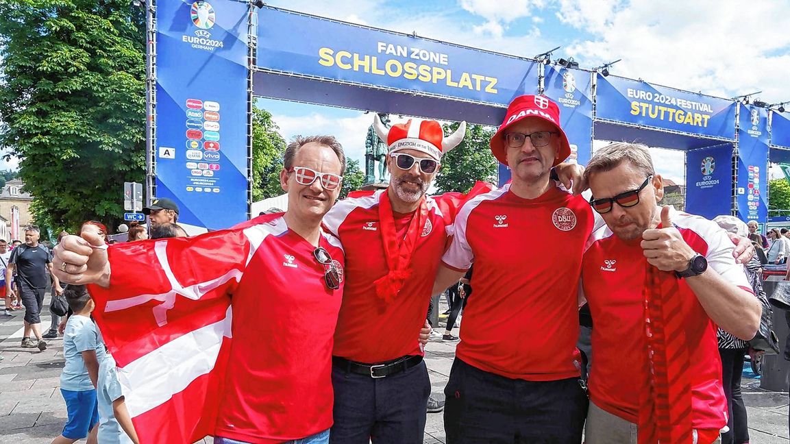 16. Juni: Feiernde Fans in Stuttgart