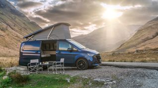 Die V-Klasse Marco Polo von Mercedes-Benz.