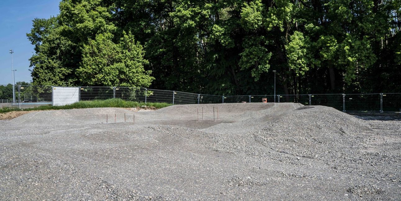 Hier entsteht der Kids-Pumptrack.
