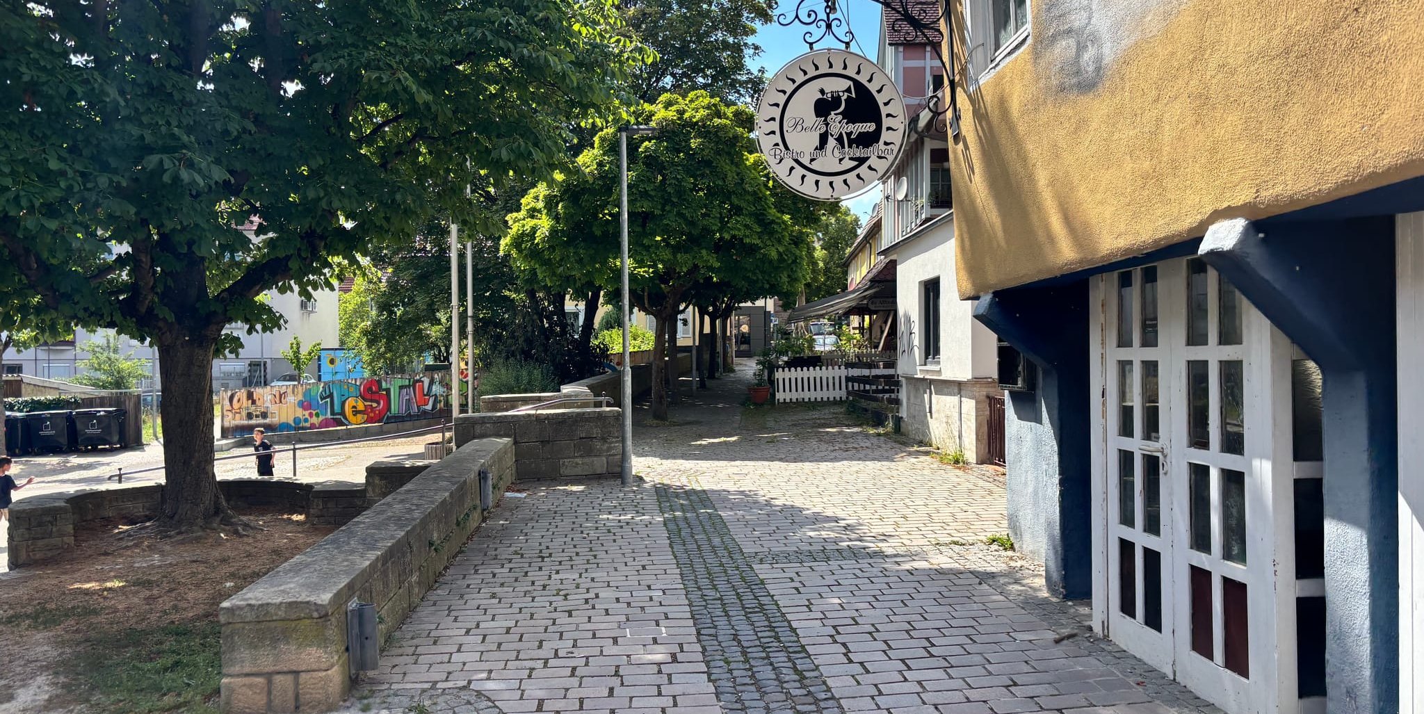 Stillstand statt Leben im Künstlerviertel.