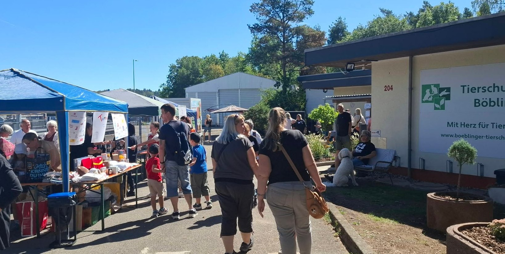Das Tierschutzheim Böblingen lud zum Sommerfest.