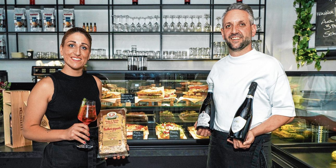 Eleonora Venezia und Filippo Aranzulla: Feinkost und Hausmannskost sind im „Aranzulla Italo Bistro“ vereint. Bild: Dettenmeyer