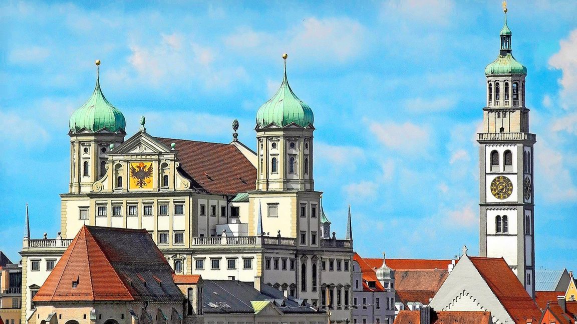 Das Rathaus und der Perlachturm