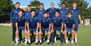 Die Neuzugänge des TSV Ehningen: Paul Ulmer, Sebastian Oehme, Luca Fenchel, Jannik Fortenbacher, Simon Danquah, Leon Nowak (hinten, von links); Phillip Seemann, Lion Janzen, Egemen Sarikaya, Marino Cerkez, Fabian Schrade (vorne, von links).  Es fehlen: Ad