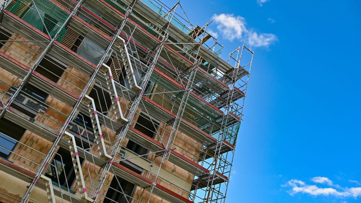 Am Bau läuft es wieder etwas besser. (Symbolbild)