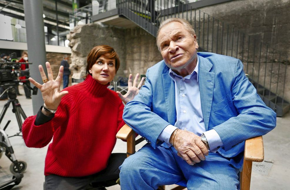 Fritz Wepper mit seiner Frau, der Kamerafrau Susanne Kellermann
Foto: BR/Susanne Kellermann