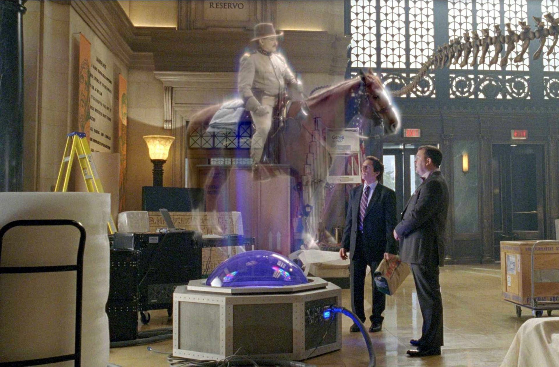 Bald Wirklichkeit: dreidimensionaler Besuch wie in dem Film „Night At The Museum“?
 Foto: imago images/Mary Evans