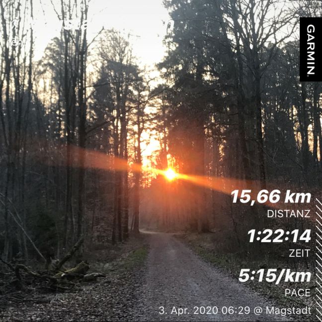 Der Magstadter Achim Küschall war 2020 einer der ersten, der bei der Premiere der Outdoor-Challenge für den guten Zweck mitmachte. Damals war noch eine Art Beweisfoto notwendig. Heute läuft die Aktion komplett auf Vertrauensbasis.      Bild: z