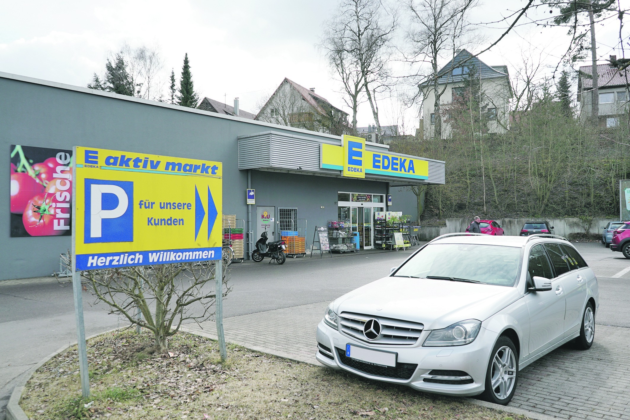 Der Edeka-Markt in Darmsheim soll nach 19 Jahren umgebaut werden. Bild: Heiden