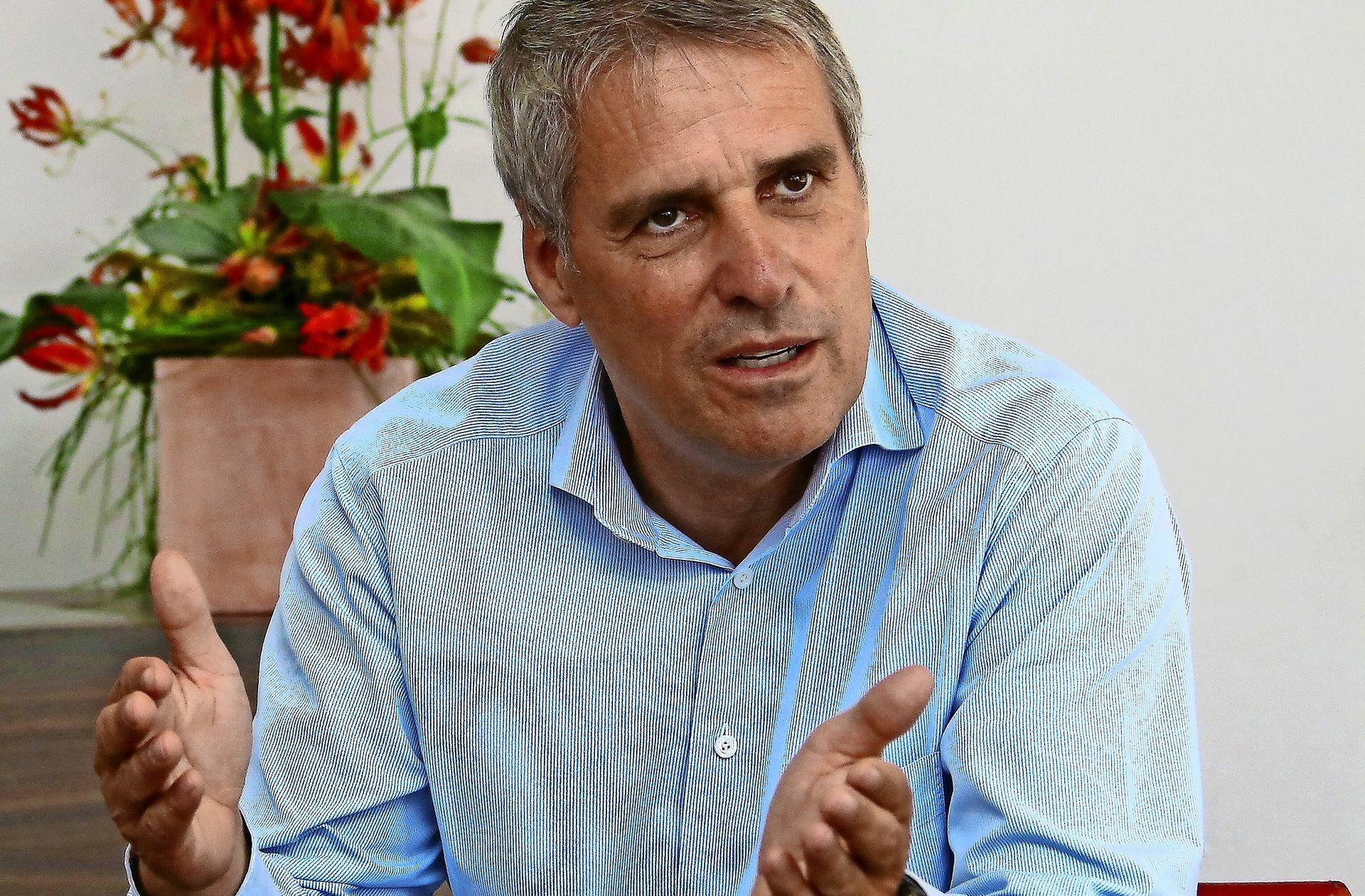 Wilfried Porth bekräftigt die Entschlossenheit der Arbeitgeber. Foto: Pressefoto Baumann