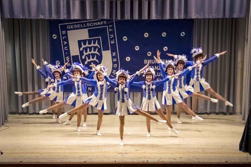Die Juniorengarde ist die mittlere der drei aktiven Tanzgarden. Bild: z