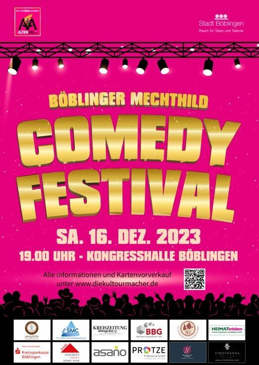 Am Samstag geht in der Böblinger Kongresshlle das Comedy-Festival über die  Bühne.    Bild: z