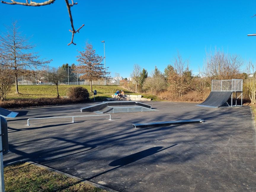 Der rund erneuerte Skatepark in Schönaich ist ab sofort wieder nutzbar: Dazu steigt am 11. März ein großes Eröffnungsevent. Bildf: Hamann