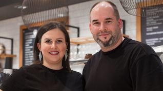 Janina Rehorsch und Fabian Kunze als neue Geschäftsleitung des Café Casa.