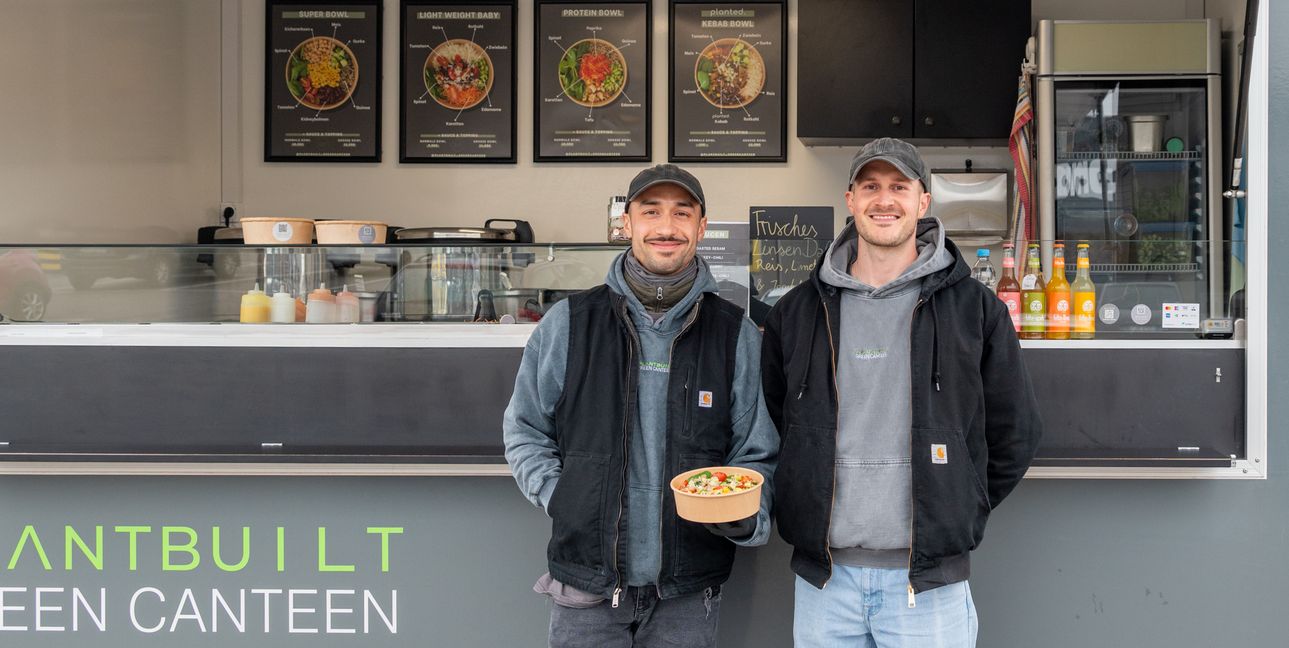 Carmelo Cottitto und Felix Buhnar, sind die Gründer von Plantbuilt.