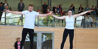 Patrick Tisch und Julia Hämmerli mit einer eher misslungenen Generalprobe für die EM-Qualifikation.  Bild: Reichert