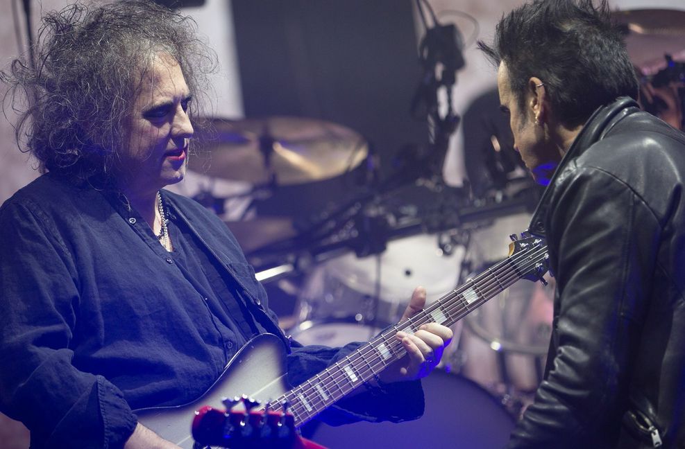 The Cure am Montagabend beim Auftritt in der Schleyerhalle