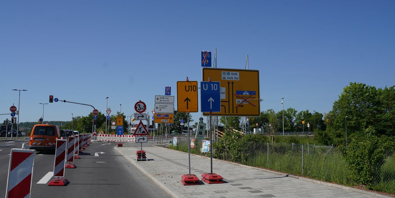 Noch bis morgen gegen 22 Uhr ist die Straße zwischen Böblingen und Dagersheimgesperrt.