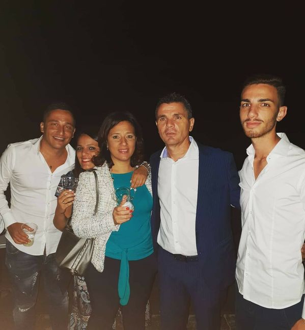 Anita Papa und Ehemann Giuseppe Ullucci, Gennaro Papa mit Ehefrau Anna Della Porta und Giuseppe Papa (von links) haben immer noch viele Freunde in Sindelfingen. Bilder: z