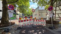 Impressionen von den Aufbauarbeiten.