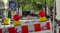 Impressionen von den Aufbauarbeiten.