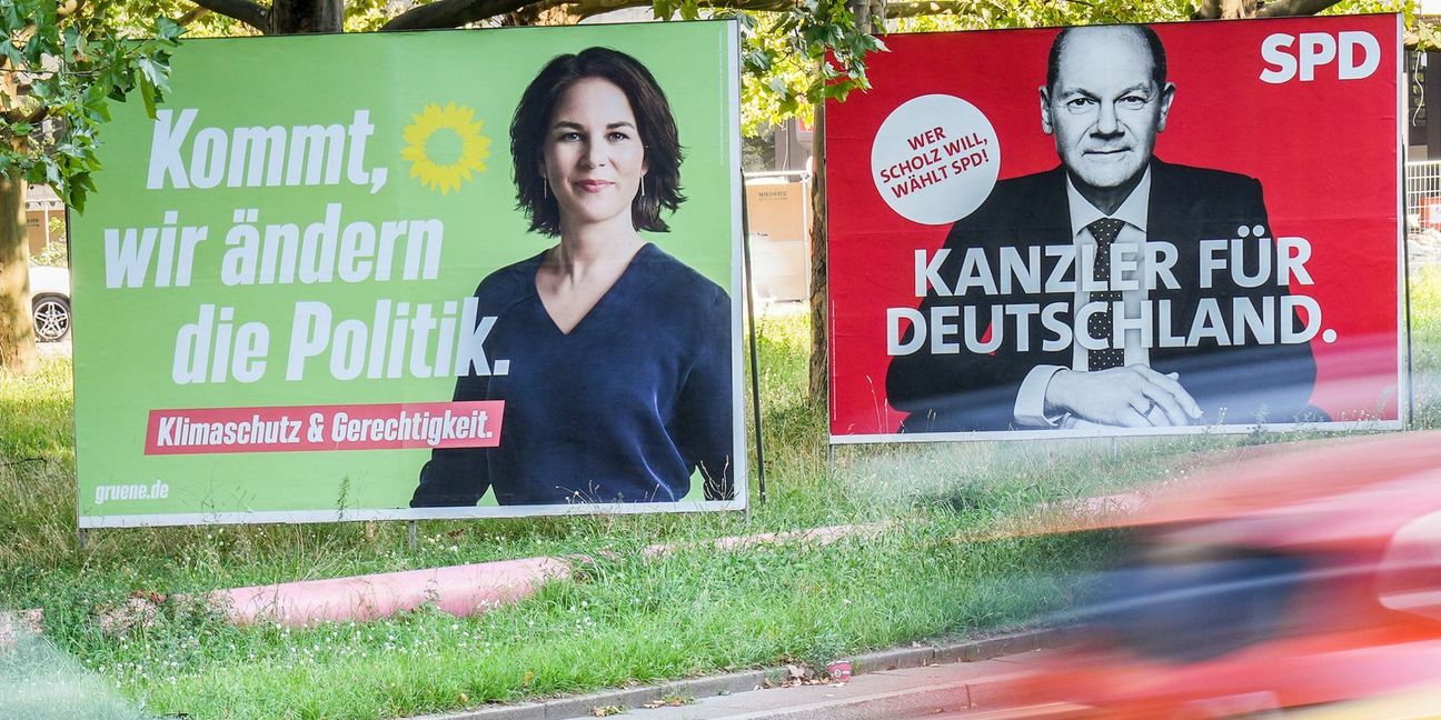 Annalena Baerbock und Olaf Scholz treten beide im Wahlkreis Potsdam an.
 Foto: dpa/Kay Nietfeld