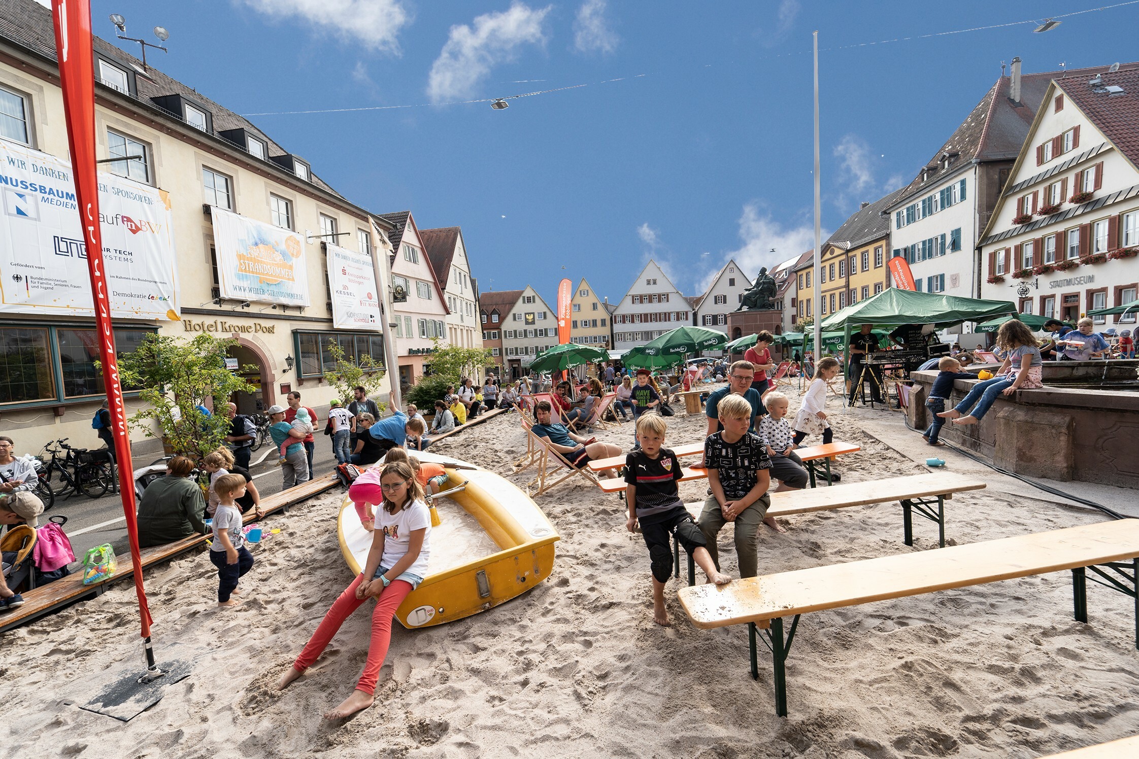 Zuletzt fand der Weil der Städter Strandsommer 2019 statt. Jetzt ist es wieder soweit.   Bild: Richter
/Archiv