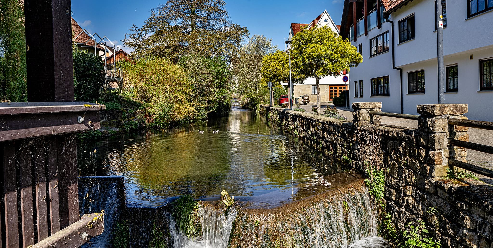 Die Aid in Aidlingen ist ein idyllischer Anblick. Aber nicht der Namensgeber.