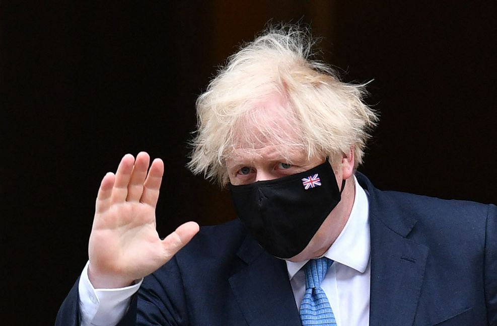 Boris Johnson muss als Kontaktperson zu Hause bleiben.
Foto: AFP/JUSTIN TALLIS