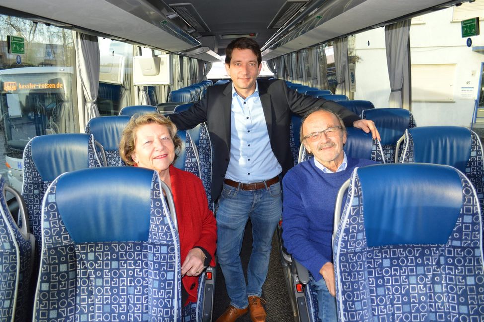 Karoline, Dominik und Peter Hassler (von links)