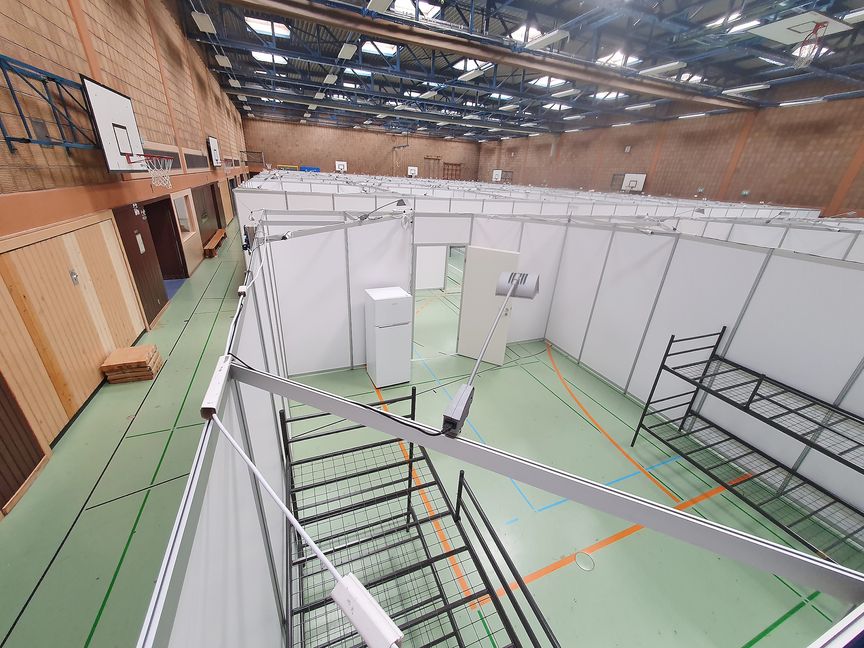 Die Unterbringung  von Geflüchteten in der kreiseigenen Sporthalle in der Sindelfinger Gottlieb-Daimler-Schule soll enden.