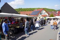 Großer Andrang herrschte beim Döffinger Vatertagsmarkt.