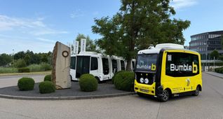 Klein, wendig und dennoch voll alltagstauglich: Das  autonome Shuttle BumbleB.