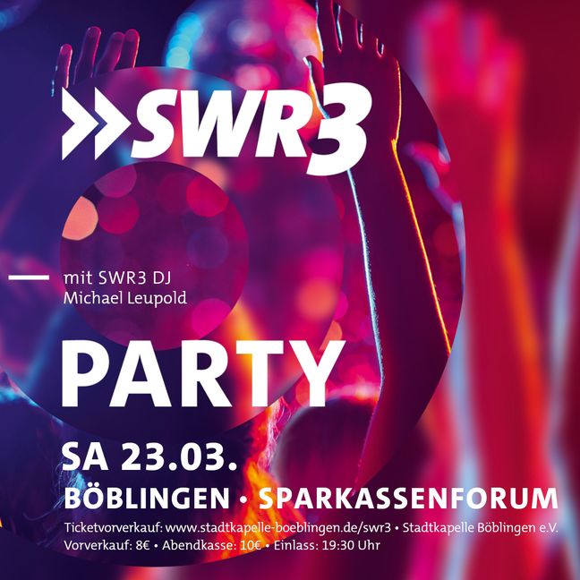 Am Samstag ist Partytime in Böblingen.