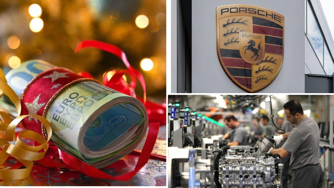 Für viele Beschäftigte gibt es im November beim Blick auf den Kontoauszug einen Grund zur Freude: Das Weihnachtsgeld wird ausgezahlt (Archivfotos).