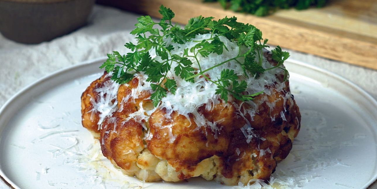 Überbackener Blumenkohl. Bild: akz-o